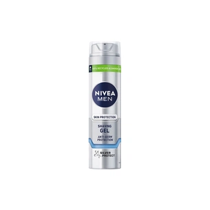 Гель для бритья Nivea MEN Silver Protect Skin Protection Shaving Gel 200 мл (4006000051673) изображение 1