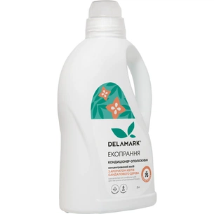 Кондиціонер для білизни DeLaMark з ароматом квітів сандалового дерева 2 л (4820152331403) зображення 1