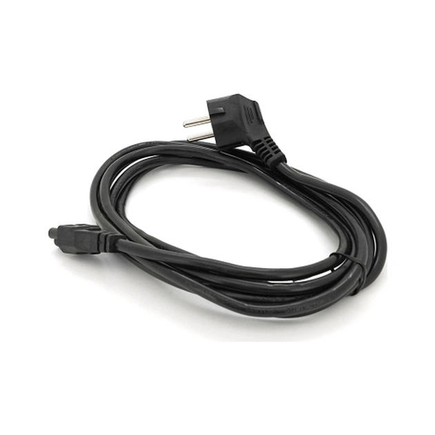 Кабель живлення C5 3.0m 1.0mm2 OEM Voltronic (PC-186 CEE7/7-IECC5CCA31) - зображення 1