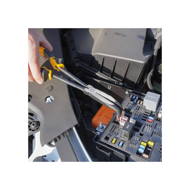 Плоскогубці Tolsen подовжені 280 мм загнуті 90° Ерго рукоятки (10292) - picture 5