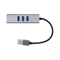Концентратор Cabletime USB 3.0 to 3xUSB 3.0 + RJ45 0.15m (CA913374) - зменшене зображення 2