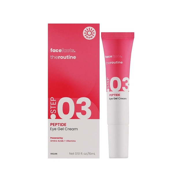 Крем для кожи вокруг глаз Face Facts The Routine Step.03 Peptide Eye Gel Cream 15 мл (5031413930160) - изображение 1
