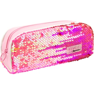 Пенал Cool For School з паєтками 1 відділення Жовтий (6571-yellow) зображення 1