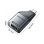 Перехідник USB-C to RJ45 1000Mbps Essager (EZJRJK-MJ0G-P) - preview 6