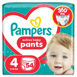 Підгузки Pampers Active Baby Pants Розмір 4 (9-15 кг) 54 шт (8006530316668) зображення 1