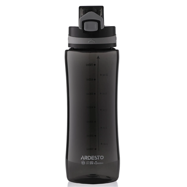 Пляшка для води Ardesto Purity 800мл чорний (AR2280PR) - зображення 1