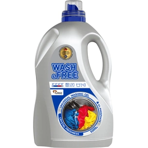 Гель для прання Wash&Free Універсальний 5 кг (4260637720245/4823128001645) зображення 1