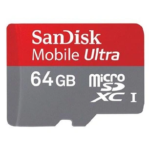 Карта пам'яті SanDisk 64Gb miсroSDXC Ultra class 6 (SDSDQY-064G-U46A) зображення 1