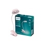 Настільна лампа Philips Donutclip 3Вт 4000K 1200мАг USB-A рожевий (929003179607) - зменшене зображення 2
