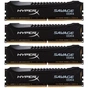 Модуль пам'яті для комп'ютера DDR4 16GB (4x4GB) 2400 MHz HyperX Savage Black Kingston Fury (ex.HyperX) (HX424C12SBK4/16) - зменшене зображення 1