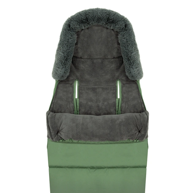 Зимний конверт MoMi Sleeping bag 2 в 1 green (AKCE00051) - изображение 3