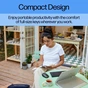 Клавіатура HP 350 Compact Multi-Device Bluetooth UA Black (692S8AA) - зменшене зображення 3
