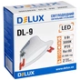 Світильник Delux DL-9 3000К 9Вт 720лм 230В D110мм (90018629) - уменьшенное изображение 2