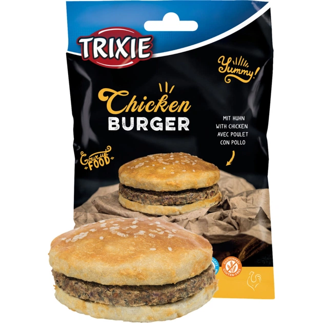 Ласощі для собак Trixie Chicken Burger 9 см (4053032439382) - изображение 1