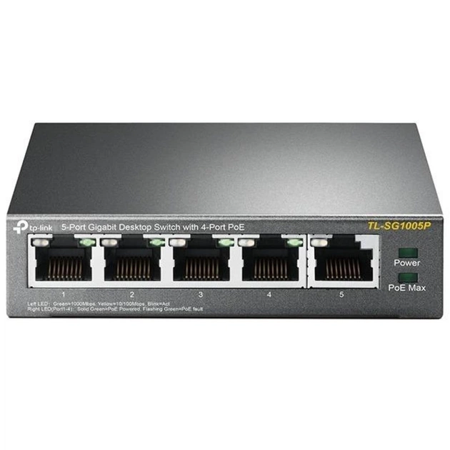 Коммутатор сетевой TP-Link TL-SG1005P - изображение 1