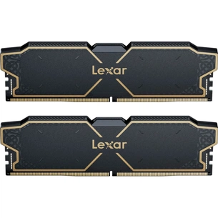 Модуль пам'яті для комп'ютера DDR5 32GB (2x16GB) 6000 MHz Thor Black Lexar (LD5U16G60C32LG-RGD) зображення 1