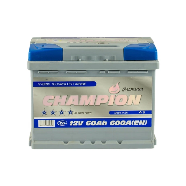 Акумулятор автомобільний Champion 60 Ah/12V Premium (CHGP60-1) - изображение 1