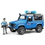 Спецтехніка Bruder Джип поліцейський Land Rover Defender і фігурка поліцейськог (02597) - зменшене зображення 1