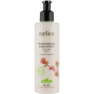 Молочко для тіла Melica Organic зволожуюче з екстрактом кави 200 мл (4770416001071) зображення 1