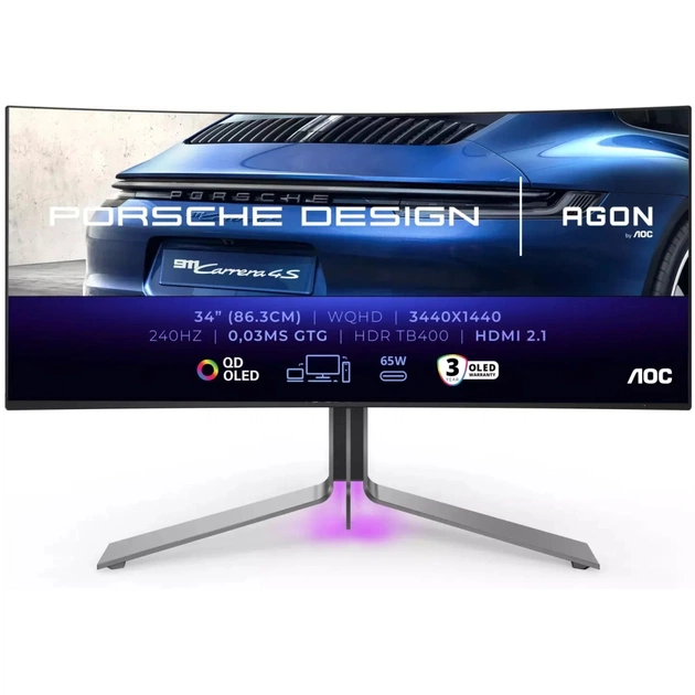 Монітор AOC PD34 - зображення 1