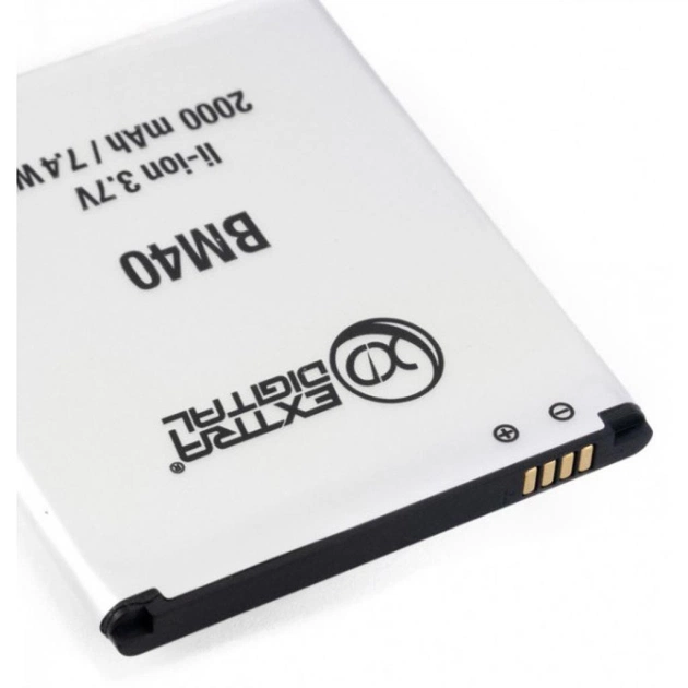 Аккумуляторная батарея Extradigital Xiaomi Redmi 1s Dual SIM (BM40) 2000 mAh (BMX6439) - изображение 4