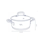 Каструля Kela Flavoria 1,2 л (10171) - зменшене зображення 3