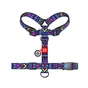 Шлея для собак WAUDOG Nylon анатомічна H-подібна з QR-паспортом "Інді" пластиковий фастекс XL (323-0016) - уменьшенное изображение 2