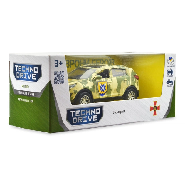 Машина TechnoDrive Автомодель серії Шеврони Героїв - Kia Sportage R - 56 ОМПБр (250362M) - picture 7