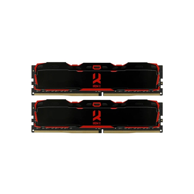Модуль пам'яті для комп'ютера DDR4 32GB (2x16GB) 3200 MHz IRDM Black Goodram (IR-X3200D464L16A/32GDC) - зображення 1