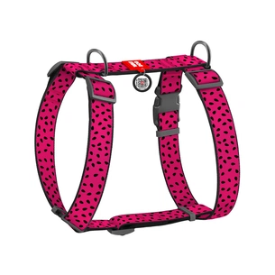 Шлея для собак WAUDOG Nylon анатомічна H-подібна з QR-паспортом "Кавун" пластиковий фастекс XL (323-0049) изображение 1