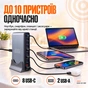 Зарядний пристрій XoKo 8xUSB-C PD 65 - 140W + 2xUSB QC30W GaN3 800W (XK-QC-800) - зменшене зображення 10