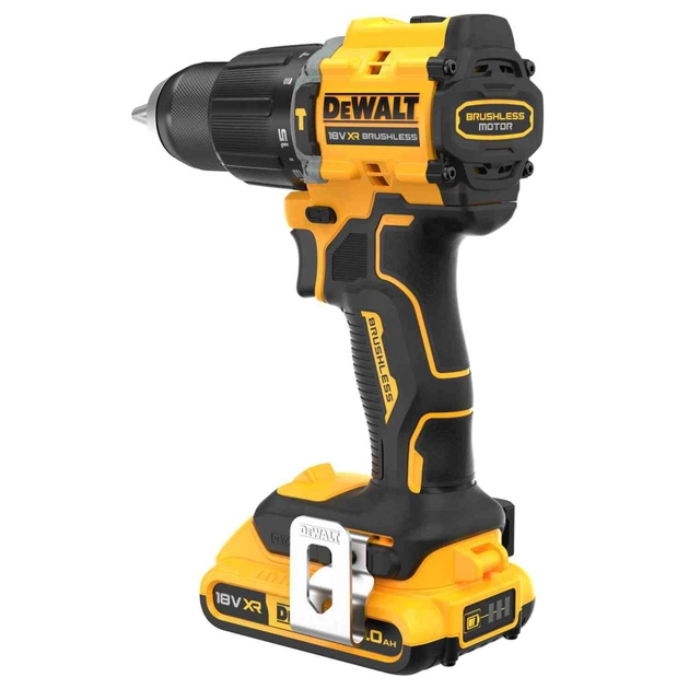 Шуруповерт DeWALT XR Li-Ion 18V 2x2Ah, 74 Нм, 0-450/0-1650 об/хв, 1.17 кг, TSTAK (DCD799D2T) - picture 4