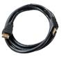 Кабель HDMI (M) - HDMI (M), 1.5 м, Black, GTL, V1.4 (GTLHMHM15V14BK) - зменшене зображення 3