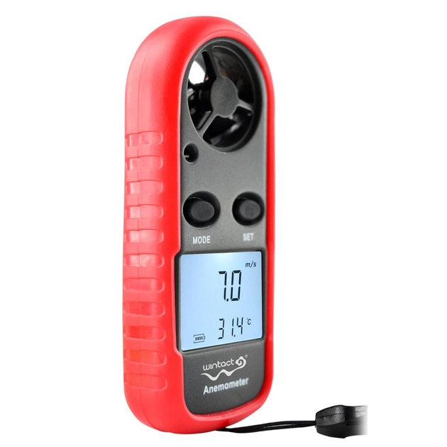 Анемометр Wintact цифровий 0,1-30м/с, -10-45°C (WT816) - picture 2