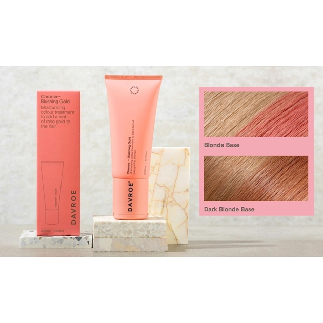 Відтінковий бальзам Davroe Chroma Colour Treatments Blushing Gold 200 мл (9326123008671) - picture 3