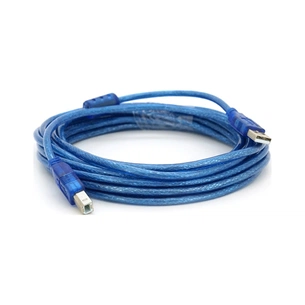 Кабель для принтера USB 2.0 AM/BM 5.0m ferrite blue Ritar (YT-AM/BM-5.0TBL) зображення 1