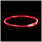Нашийник для тварин Trixie Flash Light Ring USB мигаючий силіконовий червоний S–M 40 см/8 мм (4053032433908) - зменшене зображення 2