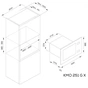 Мікрохвильова піч Kernau KMO 251 G X - зменшене зображення 2