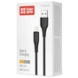 Дата кабель USB 2.0 AM to Lightning 2.0m 3A textured PVC black ColorWay (CW-CBUL095-BK) - зменшене зображення 4