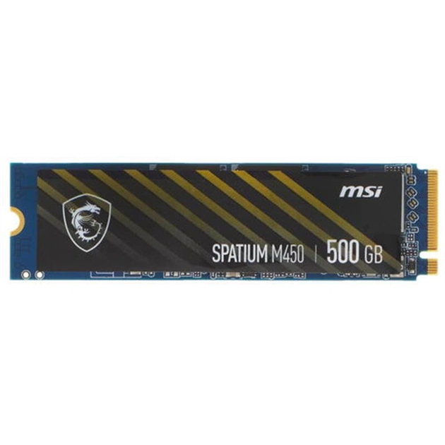 Накопитель SSD 500GB MSI Spatium M452 M.2 2280 PCIe 4.0 x4 NVMe 3D NAND TLC (S78-440K210-P83) - изображение 1