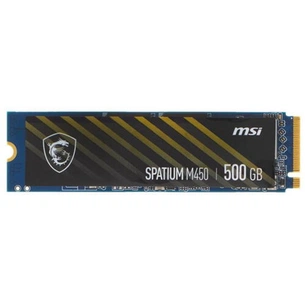 Накопичувач SSD 500GB MSI Spatium M452 M.2 2280 PCIe 4.0 x4 NVMe 3D NAND TLC (S78-440K210-P83) зображення 1