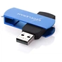 USB флеш накопичувач eXceleram 64GB P2 Series Blue/Black USB 2.0 (EXP2U2BLB64) - зменшене зображення 2