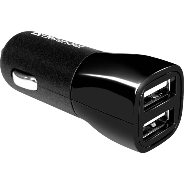 Зарядний пристрій Defender 2xUSB 12W 2.1A ECA-24 (83824) - зображення 1