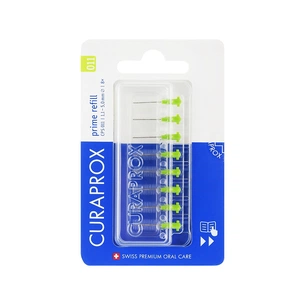 Щітки для міжзубних проміжків Curaprox Prime Refill CPS 011 D 1.1 - 5 мм Без тримача 8 шт. (7612412426557) зображення 1