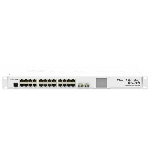 Комутатор мережевий Mikrotik CRS226-24G-2S+RM - изображение 1