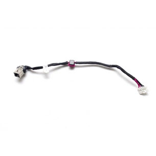 Роз'єм живлення ноутбука з кабелем Lenovo для Lenovo PJ861 (4.0mm x 1.7mm),5(4)-pin,15 см (A49084) зображення 1