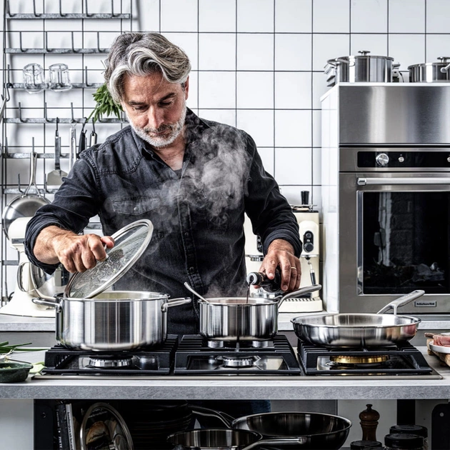 Ківш KitchenAid MSS 18 см 2,1 л з кришкою (CC003257-001) - picture 5