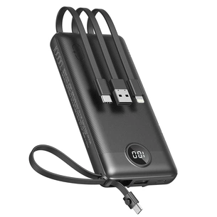 Універсальна мобільна батарея Veger C10 10000mAh, Black (1283126526848) зображення 1