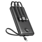 Універсальна мобільна батарея Veger C10 10000mAh, Black (1283126526848) - уменьшенное изображение 1