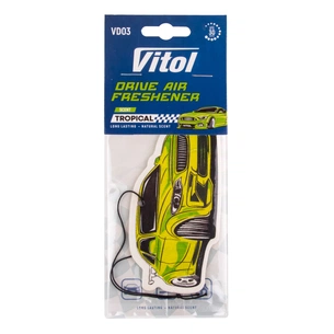 Ароматизатор для автомобіля Vitol Drive Tropical (VD03) зображення 1